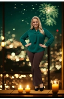 M46222 BLUZKA AMELIA ZIELONA